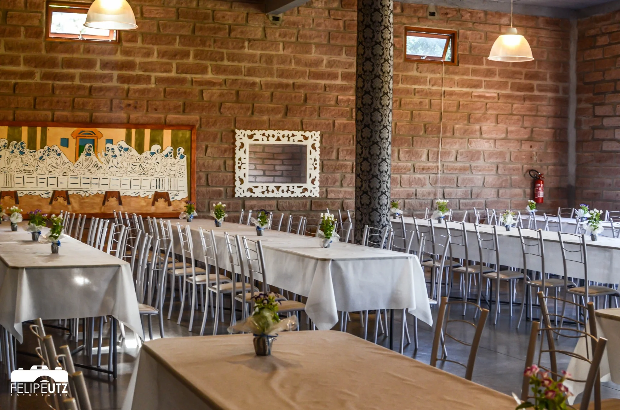 Espaço preparado para evento empresarial no Spazio Hotel